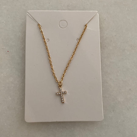 Gold Cross Necklace