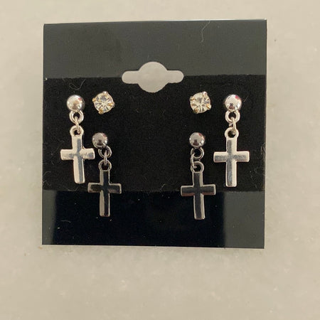 Double Crossed Earrings