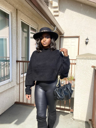 Vegan Leather Leggings