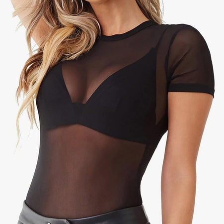 Dare to Go Bare Mesh Bodysuit